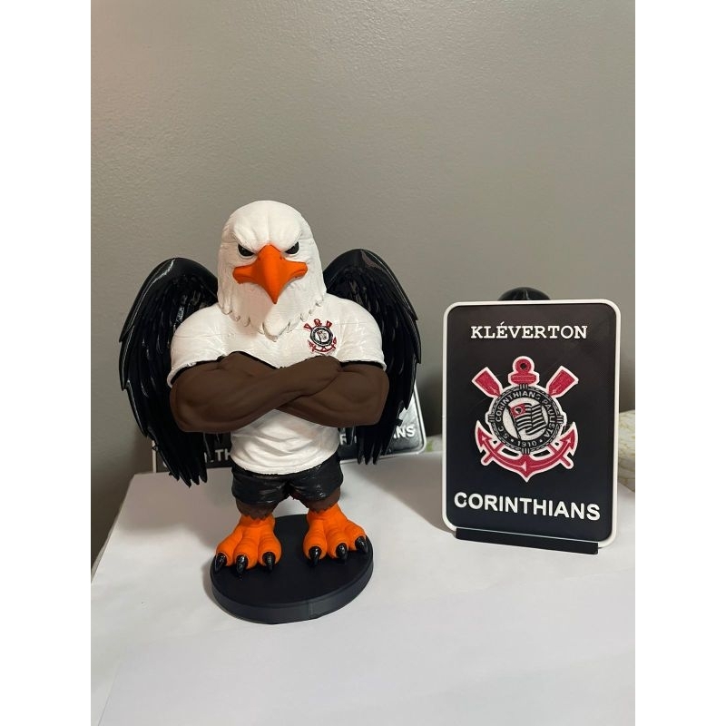 Mosqueteiro Corinthiano — Kit Personalizado — Placa personalizada 'KLÉVERTON'
