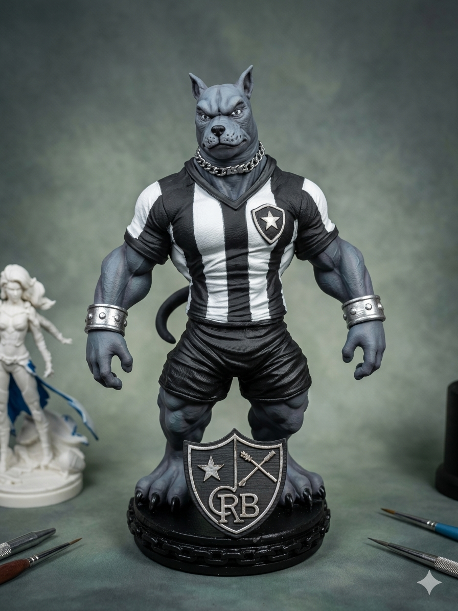 Pitbull Glorioso — Botafogo — Manto Sagrado
